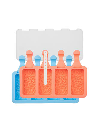 LURCH | Moule à glace 2 pièces POPSICLE ICEFORM TRIANGLE Aquamarine Peach
