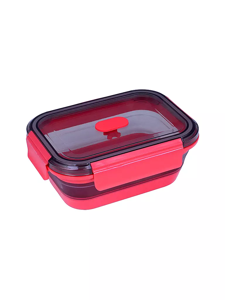 LURCH | Boîte de conservation en silicone 0,8 l Rose glacé | Rose vif