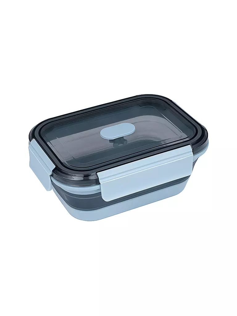 LURCH | Boîte de conservation en silicone 0,8l Bleu glacier | hellblau
