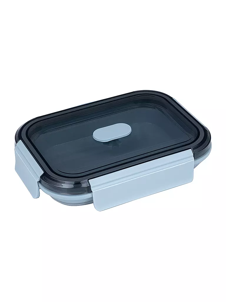 LURCH | Boîte de conservation en silicone 0,8l Bleu glacier | hellblau