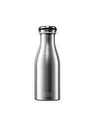 LURCH | Bouteille isotherme - Bouteille thermos en acier inoxydable 0,35 l | Argent