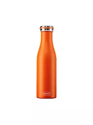 LURCH | Bouteille isotherme - Bouteille thermos en acier inoxydable 0,5 l Bleu Métallique | Orange
