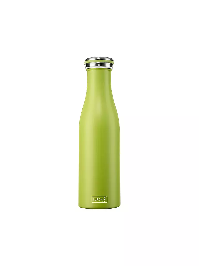 LURCH | Bouteille isotherme - Bouteille thermos en acier inoxydable 0,5l Vert Frais | Vert