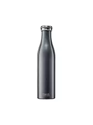 LURCH | Bouteille isotherme - Bouteille thermos en acier inoxydable 0,75 l Anthracite Métallique | Gris