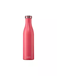 LURCH | Bouteille isotherme - Bouteille thermos en acier inoxydable 0,75 l Anthracite-Mét. | Rose vif
