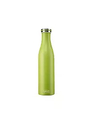 LURCH | Bouteille isotherme - Bouteille thermos en acier inoxydable 0,75 l Anthracite Métallique | Vert
