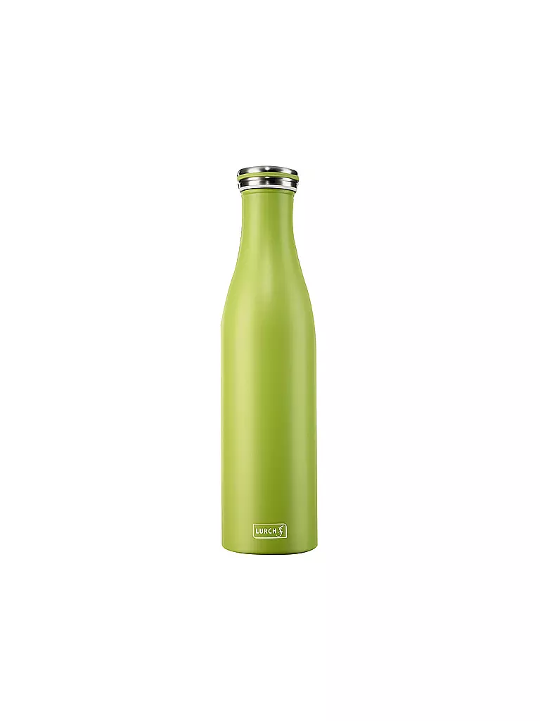 LURCH | Bouteille isotherme - Bouteille thermos en acier inoxydable 0,75l Vert Frais | Vert