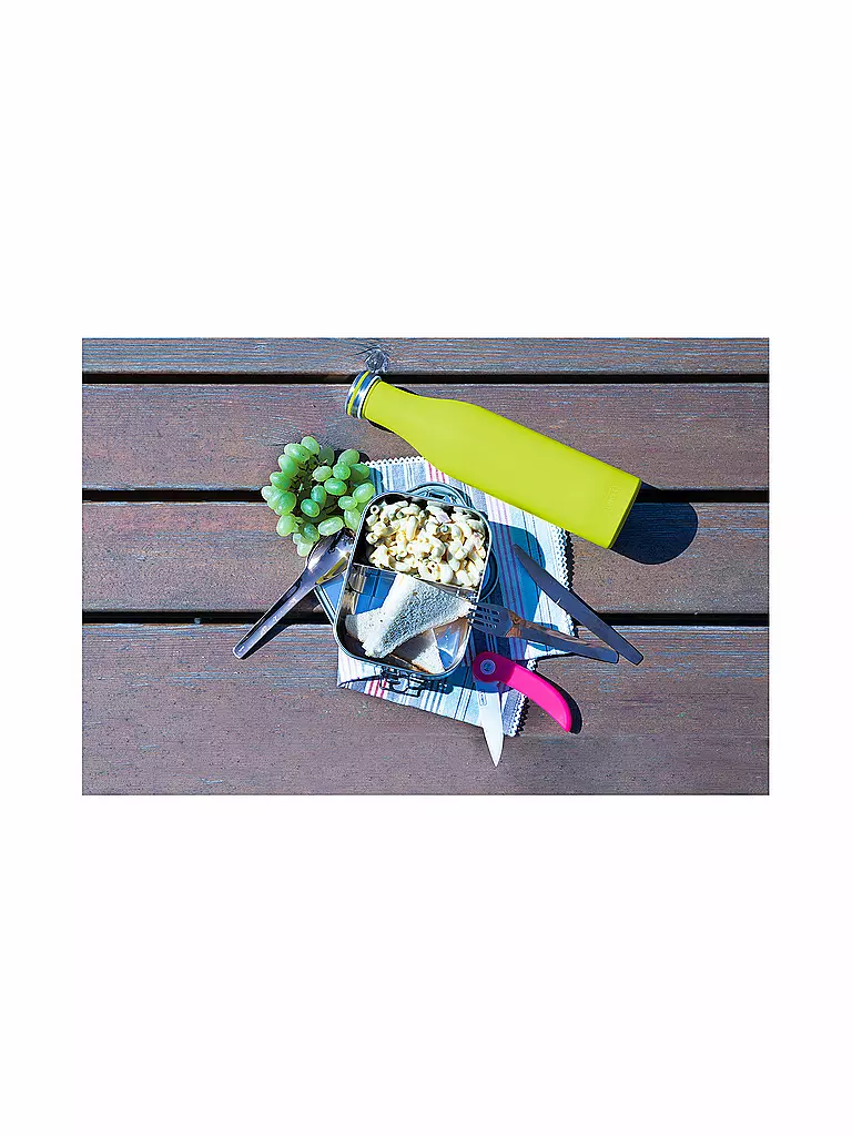 LURCH | Bouteille isotherme - Bouteille thermos en acier inoxydable 0,75l Vert Frais | Vert