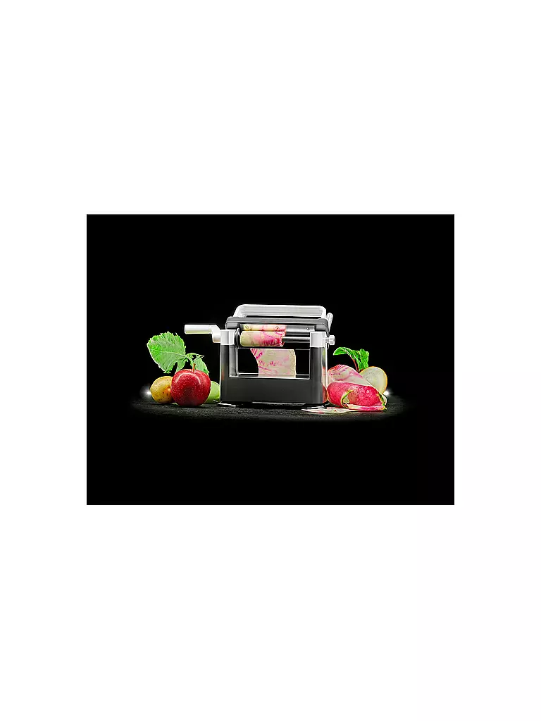 LURCH | Coupe-légumes en spirales Catto gris fer/blanc | Blanc