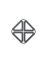 LURCH | Dessous de plat en silicone pliable gris fer | Gris