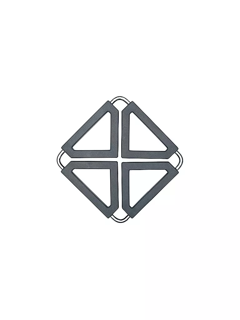 LURCH | Dessous de plat en silicone pliable gris fer | Gris