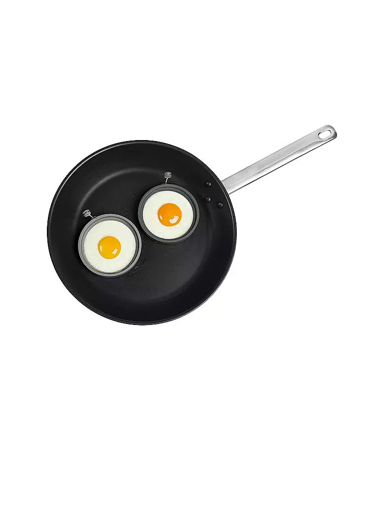 LURCH | Eiformer Rund 2er Set Silikon light-/iron grey | Gris