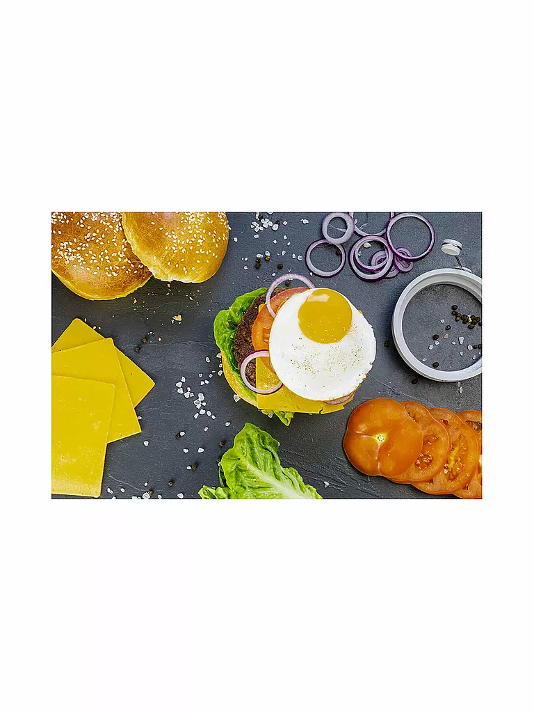 LURCH | Eiformer Rund 2er Set Silikon light-/iron grey |