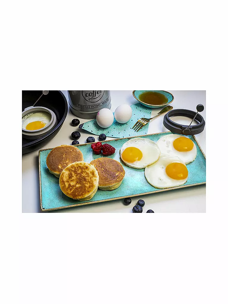 LURCH | Eiformer Rund 2er Set Silikon light-/iron grey |