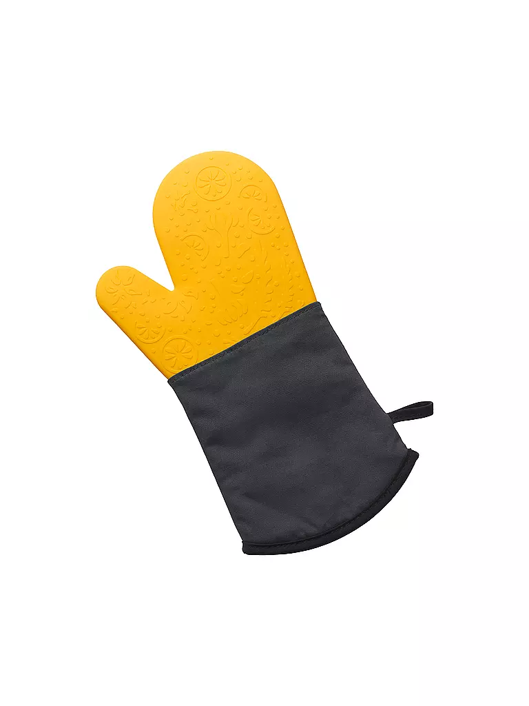 LURCH | Gant de cuisine en silicone Jaune / Noir | Jaune