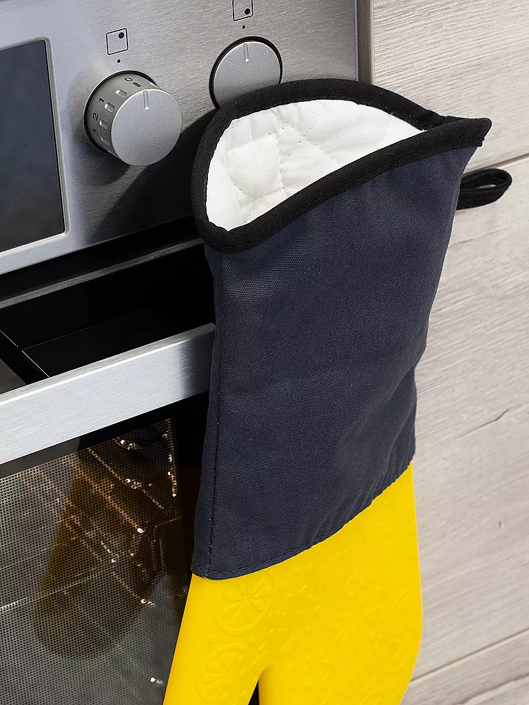 LURCH | Gant de cuisine en silicone Jaune / Noir | Jaune