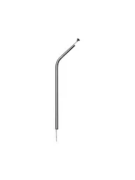 LURCH | Pailles courbées 21,5 cm en acier inoxydable 4 couleurs | Multicolore