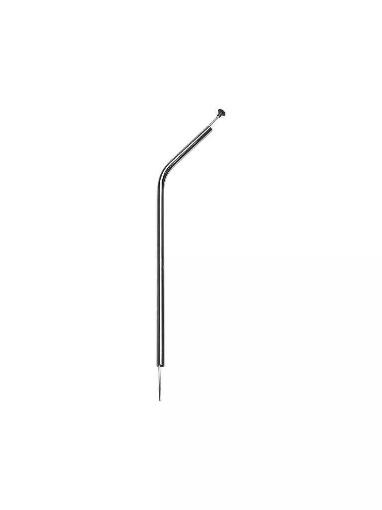 LURCH | Pailles courbées 21,5 cm en acier inoxydable 4 couleurs | Multicolore
