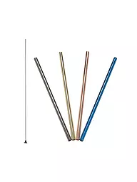 LURCH | Pailles EDS droites 21,5cm lot de 4 | Multicolore