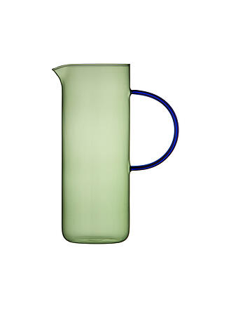 LYNGBY GLAS | Glaskrug TORINO 1,1l Gruen/ Blau
