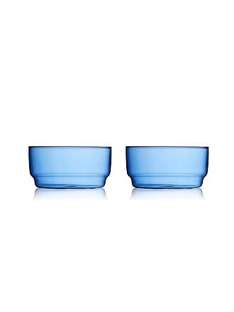 LYNGBY GLAS | Bol 2 pièces TORINO 50cl Bleu