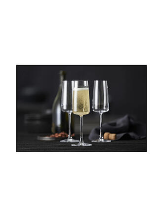 LYNGBY GLAS | Nom du produit : Set de flûtes à champagne 4 pièces ZERO 30cl