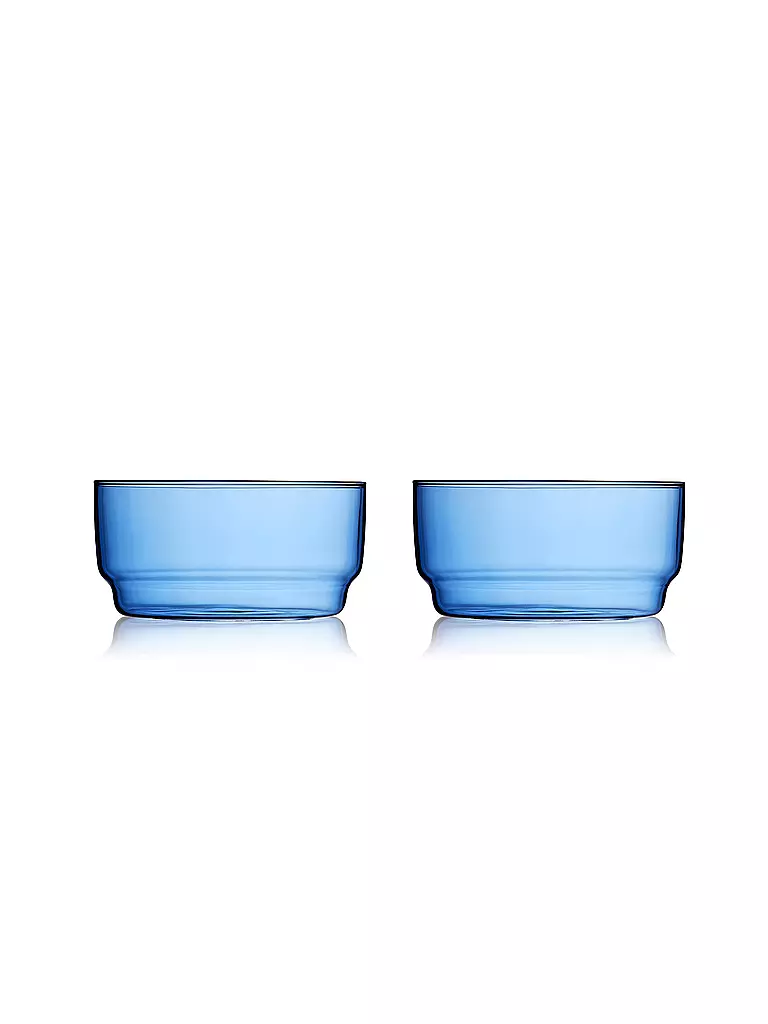 LYNGBY GLAS | Bol 2 pièces TORINO 50cl Bleu | blau