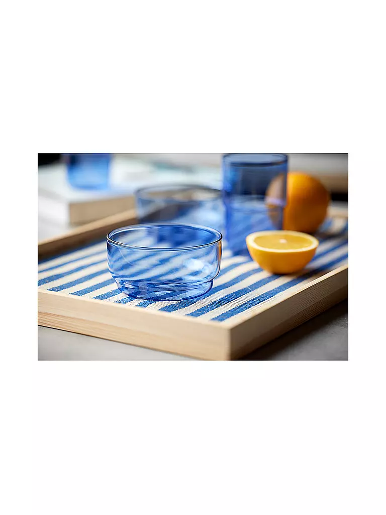 LYNGBY GLAS | Bol 2 pièces TORINO 50cl Bleu | blau
