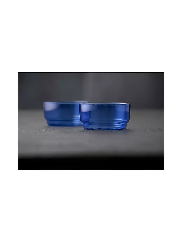LYNGBY GLAS | Bol 2 pièces TORINO 50cl Bleu | 