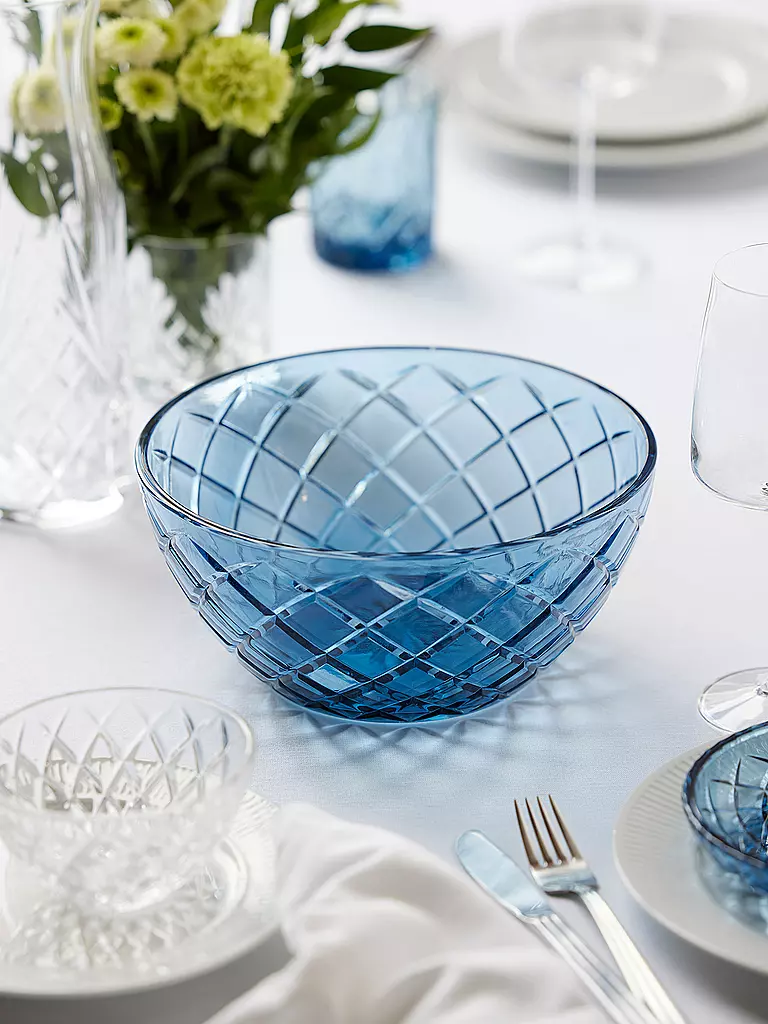 LYNGBY GLAS | Bol 24cm SORRENTO Bleu | 