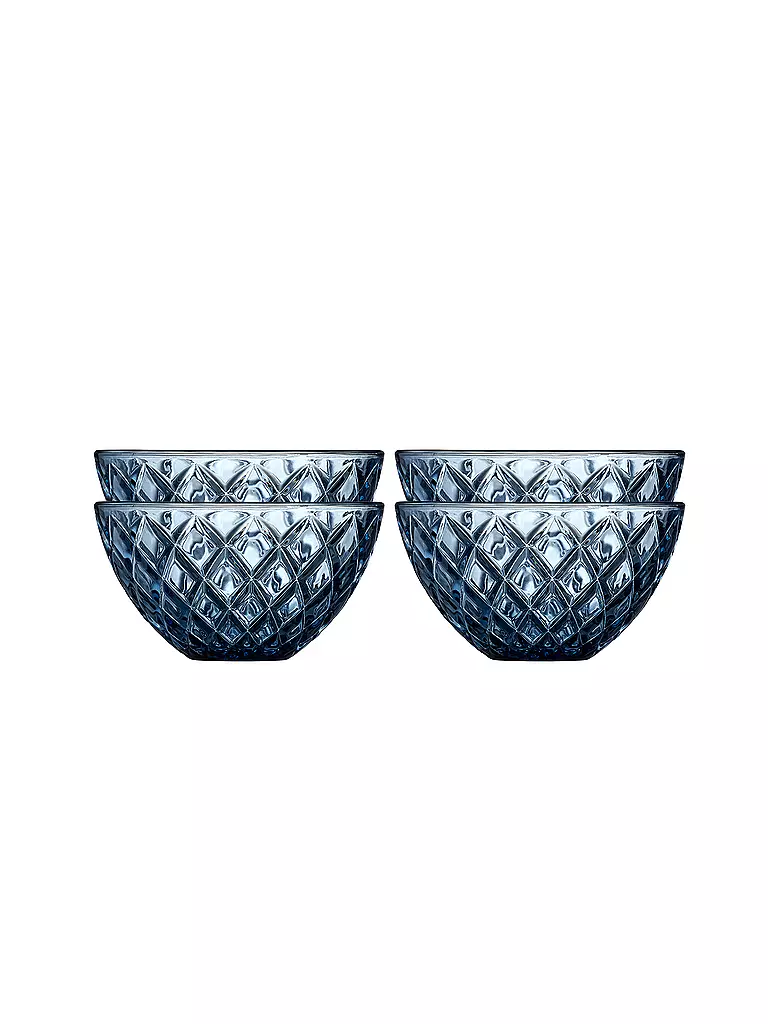 LYNGBY GLAS | Bol 4 pièces 12cm SORRENTO Bleu | blau