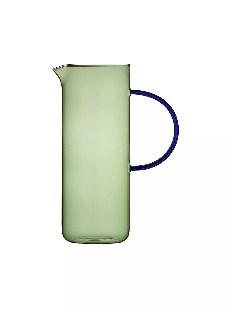 LYNGBY GLAS | Glaskrug TORINO 1,1l Gruen/ Blau | Vert clair
