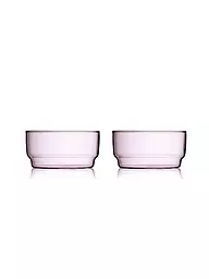 LYNGBY GLAS | Lot de 2 bols TORINO 50cl Rose | Rose