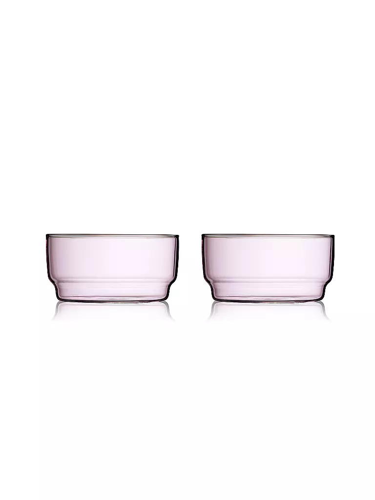 LYNGBY GLAS | Lot de 2 bols TORINO 50cl Rose | rosa