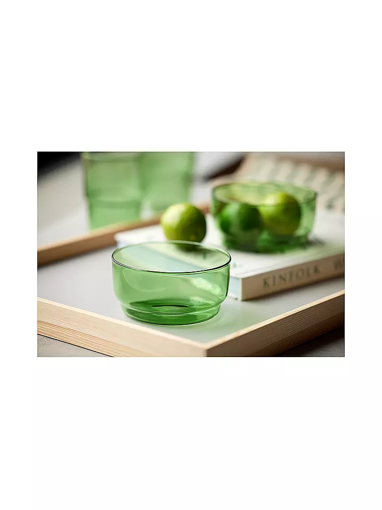 LYNGBY GLAS | Lot de 2 bols TORINO 50cl Vert | hellgrün