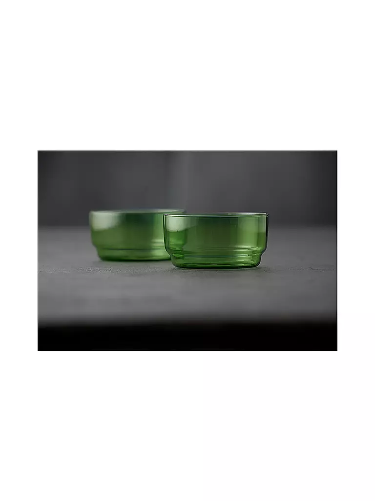 LYNGBY GLAS | Lot de 2 bols TORINO 50cl Vert | 