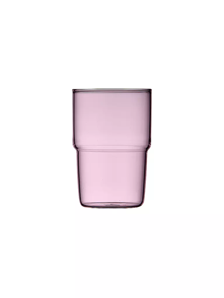 LYNGBY GLAS | Lot de 2 verres à eau TORINO 40 cl Rose | 