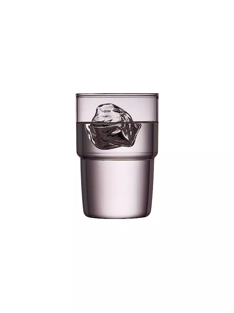 LYNGBY GLAS | Lot de 2 verres à eau TORINO 40 cl Rose | 