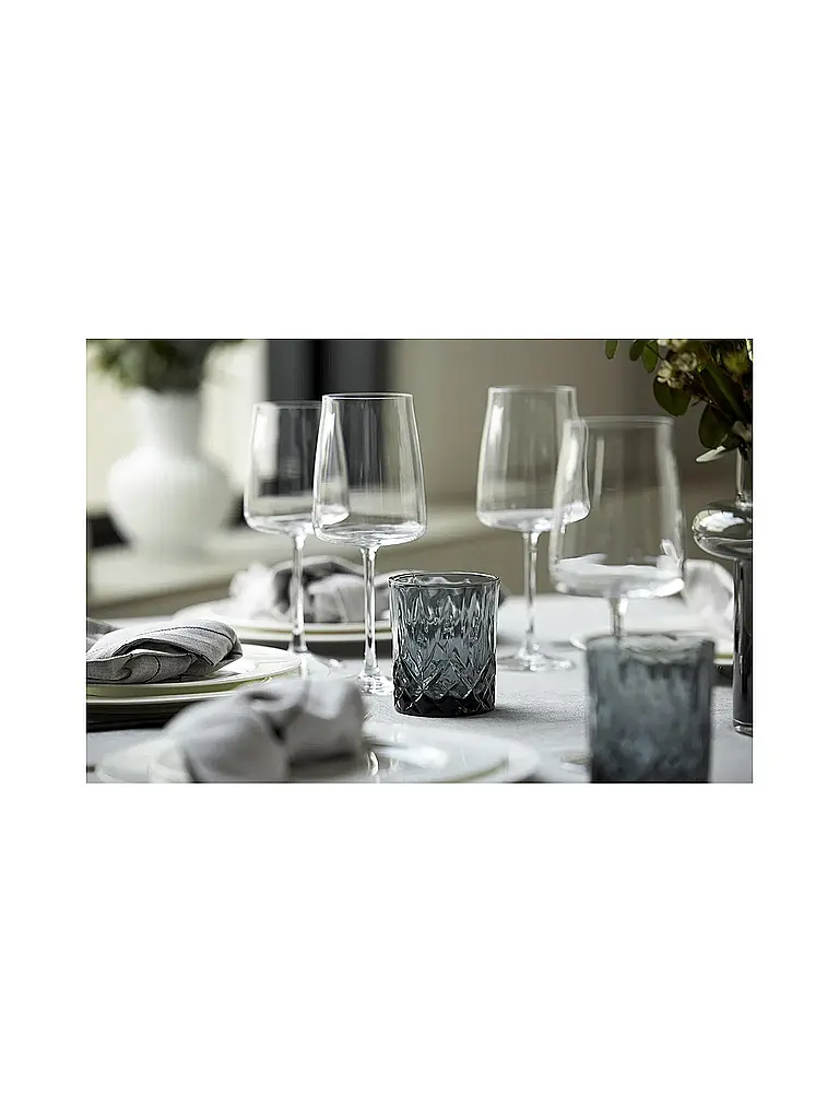 LYNGBY GLAS | Nom du produit: Set de verres à vin rouge 4 pièces ZERO 54cl | Transparent