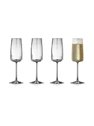 LYNGBY GLAS | Nom du produit : Set de flûtes à champagne 4 pièces ZERO 30cl | Transparent