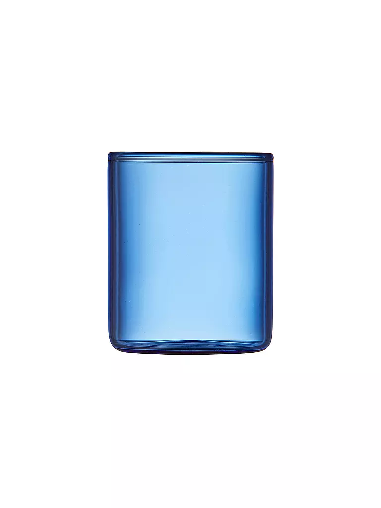 LYNGBY GLAS | Set de 2 verres à schnaps TORINO 6cl Bleu | 
