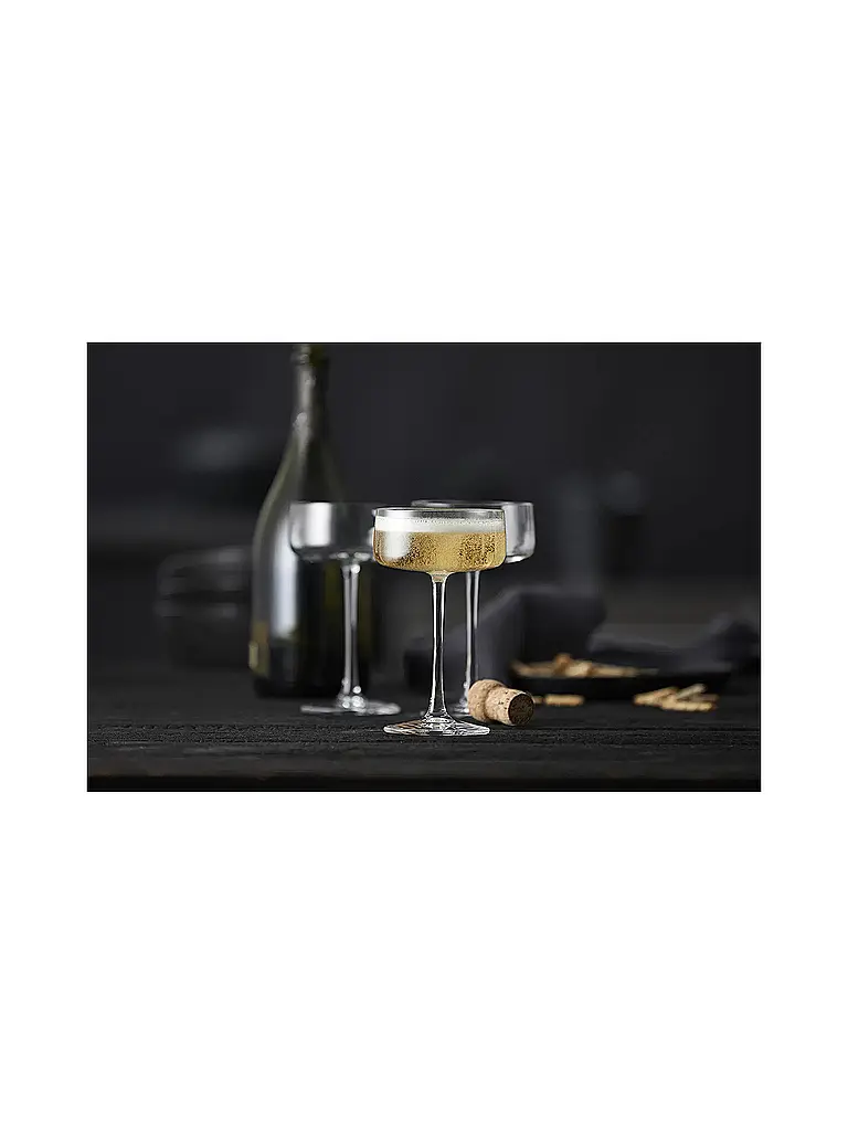 LYNGBY GLAS | Set de coupes à champagne 4 pièces ZERO 26cl | Transparent