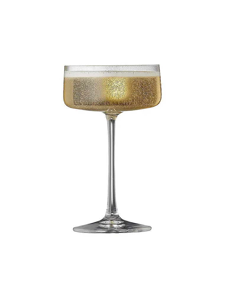 LYNGBY GLAS | Set de coupes à champagne 4 pièces ZERO 26cl | Transparent