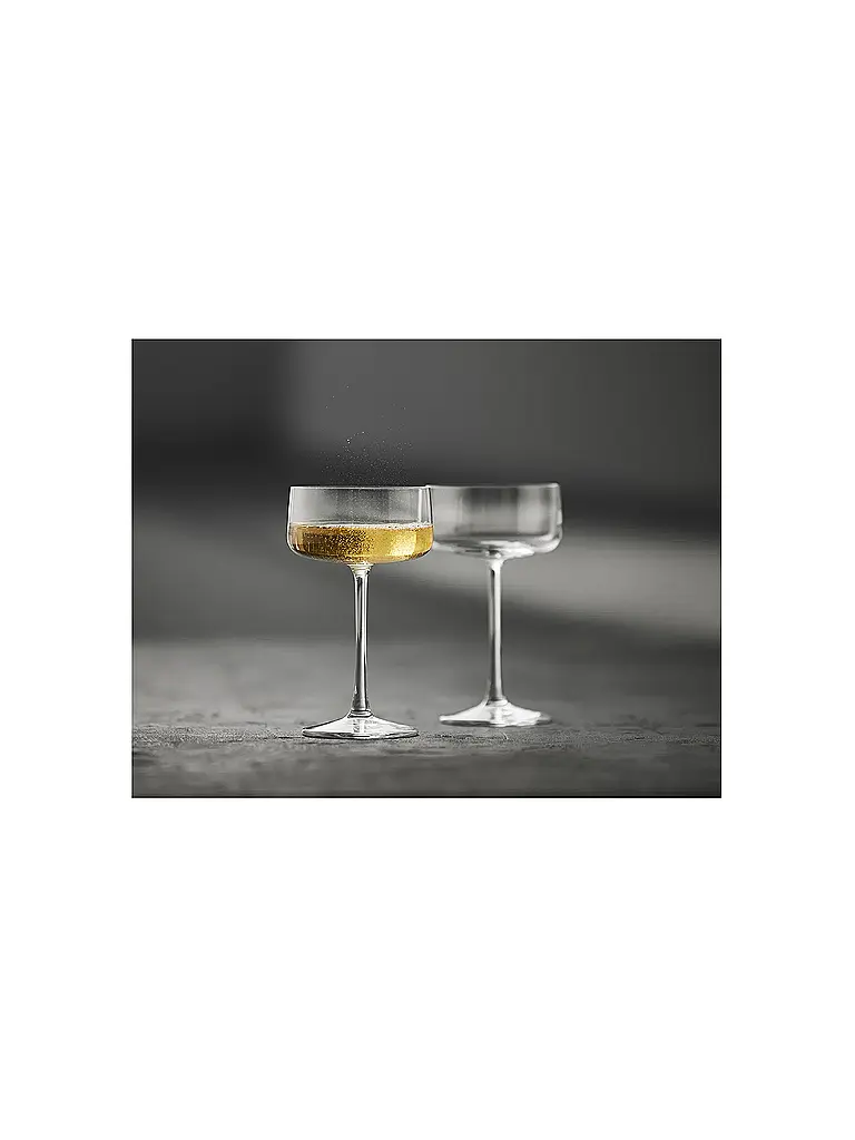 LYNGBY GLAS | Set de coupes à champagne 4 pièces ZERO 26cl | Transparent
