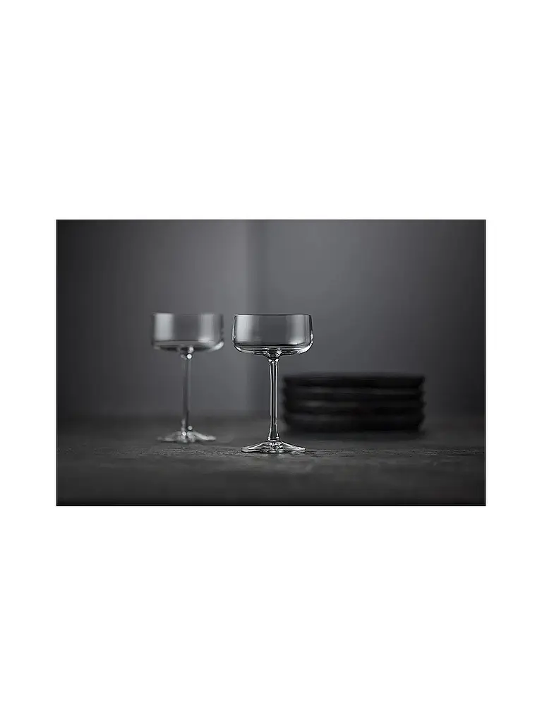 LYNGBY GLAS | Set de coupes à champagne 4 pièces ZERO 26cl | Transparent
