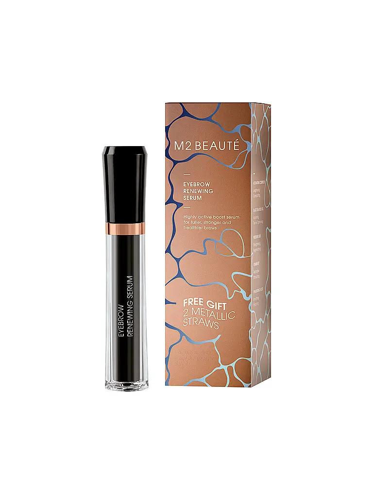 M2 BEAUTÉ | SÉRUM RÉNOVATEUR DE SOURCILS Édition d'été 4 ml | transparent
