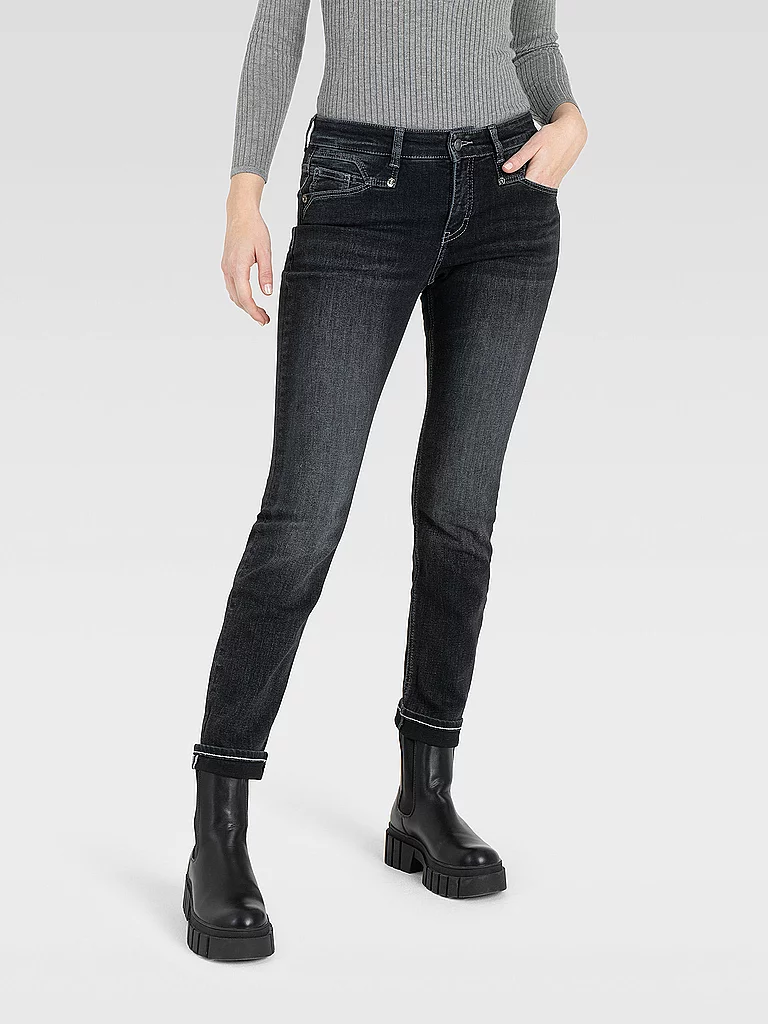 Mac Rich Slim Women Jeans Anthra Used 36/L32 4