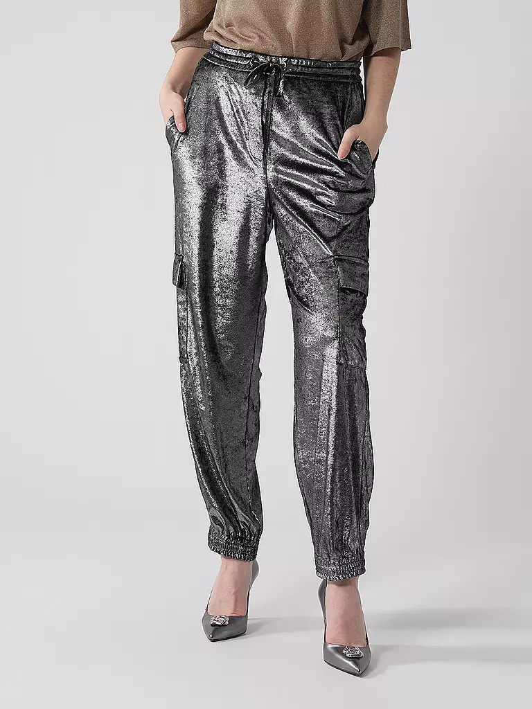 MAC | Cargohose VELVET | Argent
