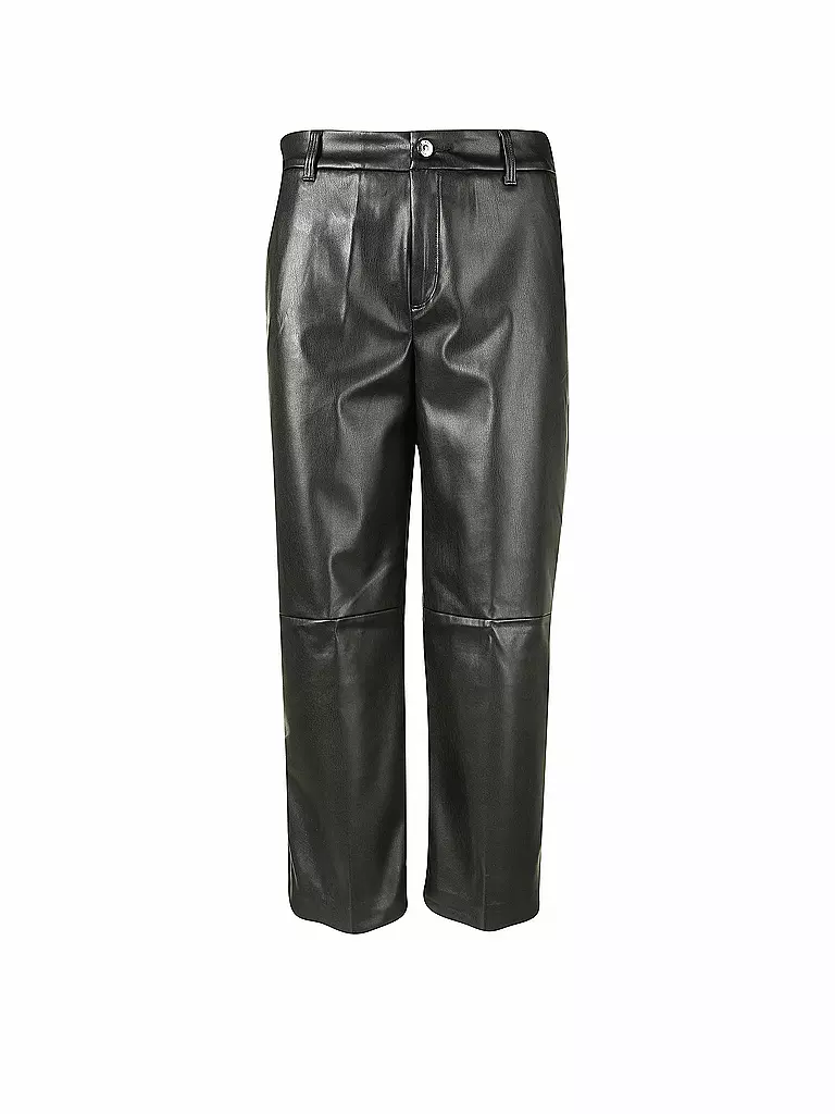 MAC | Culotte in Lederoptik " Chiara "  | Noir