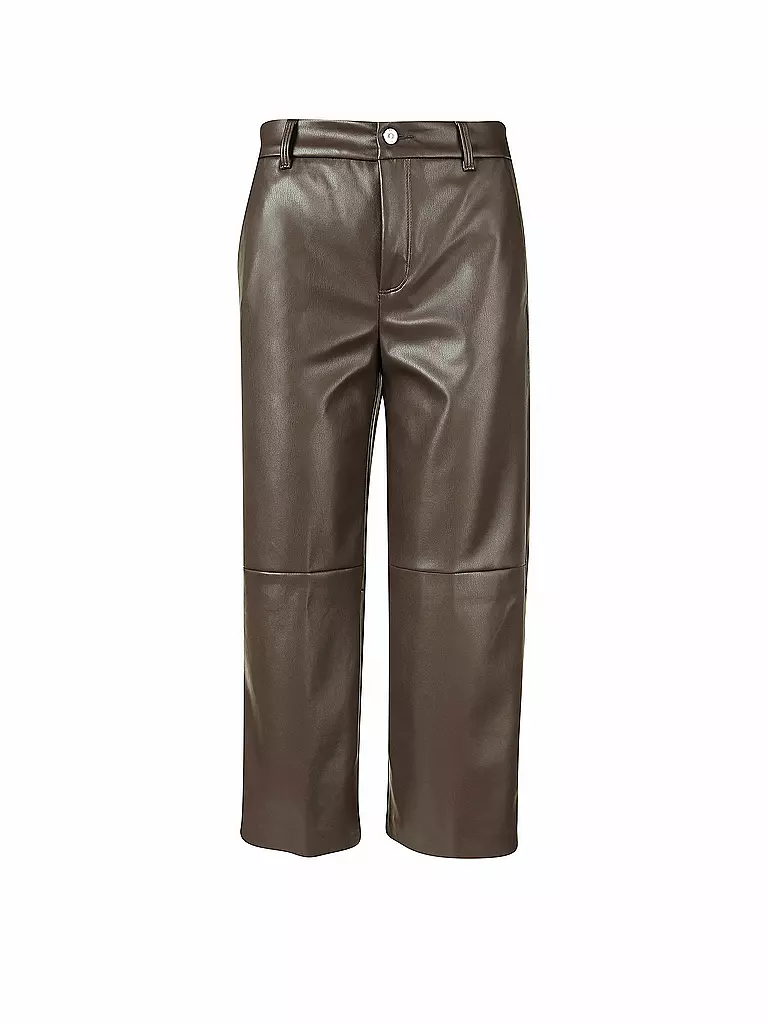 MAC | Culotte in Lederoptik " Chiara "  | Marron